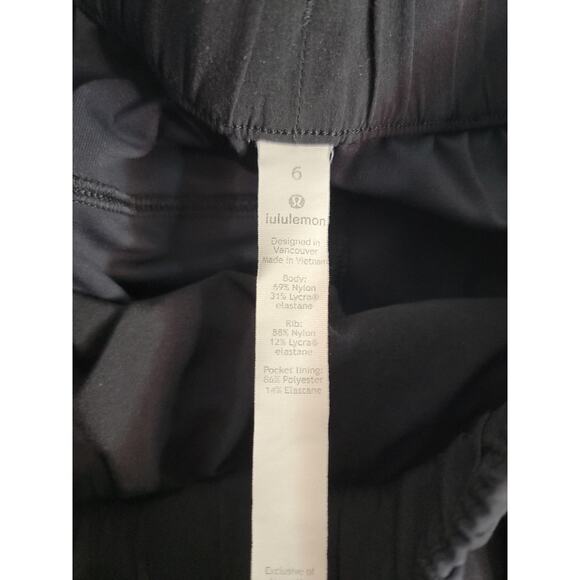 Lululemon Dance Studio Jogger Pant Womens Sz 6 High Rise Unlined Black W5CPJS - Picture 7 of 9